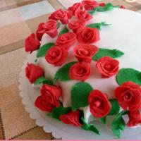 Dekoracja ciasta DIY w domu (zdjęcie)